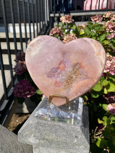 Pink Amethyst Heart