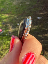 Load image into Gallery viewer, Gold Sheen Obsidian Teardrop Nekcpace with 18” Chain