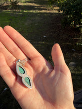 Load image into Gallery viewer, Double Malachite Chrysocolla Necklace 18” Chain