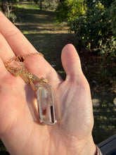 Load image into Gallery viewer, Phantom Lodolite Swirl Lens w Gold 18” Chain