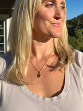 Load image into Gallery viewer, Citrine Honey Gold Necklace 18”
