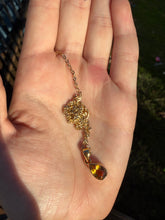 Load image into Gallery viewer, Citrine Honey Gold Necklace 18”