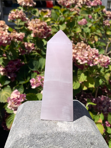 Pink Mangano Calcite Tower