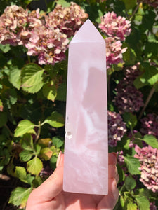 Pink Mangano Calcite Tower
