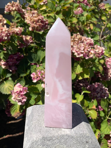 Pink Mangano Calcite Tower