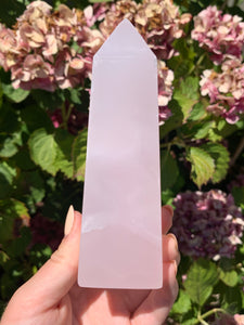 Pink Mangano Calcite Tower