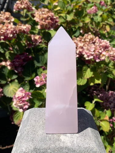 Pink Mangano Calcite Tower