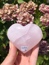 Load image into Gallery viewer, Pink Mangano Calcite Heart