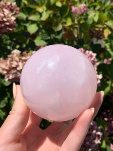 Pink Mangano Calcite Sphere