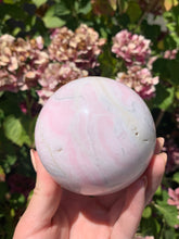 Load image into Gallery viewer, Pink Mangano Calcite Sphere
