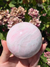 Load image into Gallery viewer, Pink Mangano Calcite Sphere