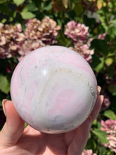 Load image into Gallery viewer, Pink Mangano Calcite Sphere