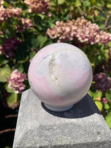 Pink Mangano Calcite Sphere