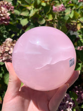 Load image into Gallery viewer, Pink Mangano Calcite Sphere