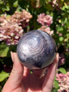 Gem Lepidolite Sphere