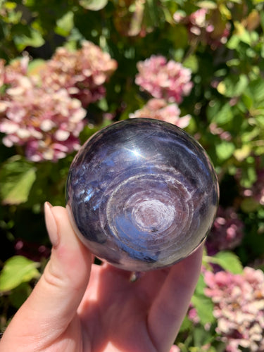 Gem Lepidolite Sphere