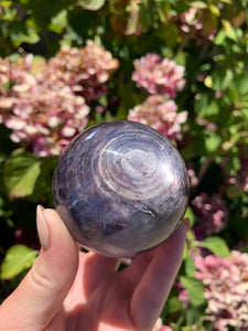 Gem Lepidolite Sphere