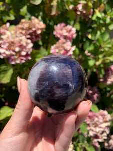 Gem Lepidolite Sphere