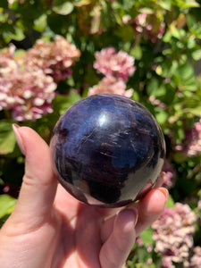Gem Lepidolite Sphere