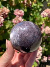 Load image into Gallery viewer, Gem Lepidolite Sphere