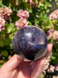 Gem Lepidolite Sphere