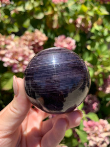 Gem Lepidolite Sphere