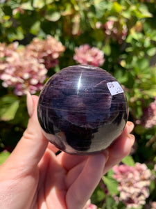 Gem Lepidolite Sphere