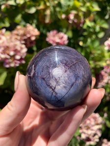 Gem Lepidolite Sphere