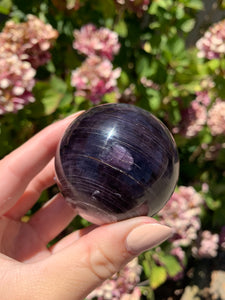 Gem Lepidolite Sphere