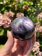 Gem Lepidolite Sphere