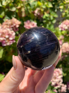Gem Lepidolite Sphere