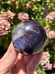 Gem Lepidolite Sphere