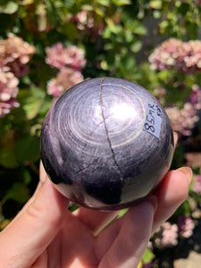 Gem Lepidolite Sphere