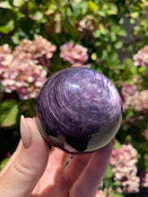 Load image into Gallery viewer, Gem Lepidolite Sphere