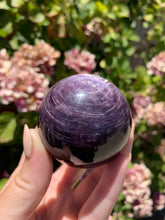 Load image into Gallery viewer, Gem Lepidolite Sphere