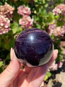 Gem Lepidolite Sphere