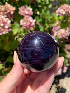 Gem Lepidolite Sphere