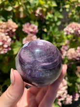 Load image into Gallery viewer, Gem Lepidolite Sphere