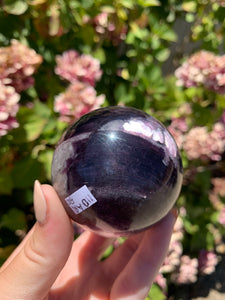 Gem Lepidolite Sphere