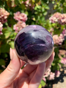 Gem Lepidolite Sphere