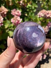 Load image into Gallery viewer, Gem Lepidolite Sphere