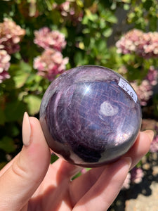Gem Lepidolite Sphere