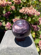 Load image into Gallery viewer, Gem Lepidolite Sphere