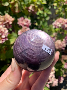 Gem Lepidolite Sphere