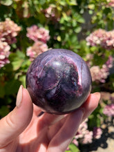 Load image into Gallery viewer, Gem Lepidolite Sphere