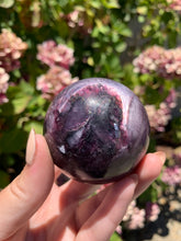 Load image into Gallery viewer, Gem Lepidolite Sphere