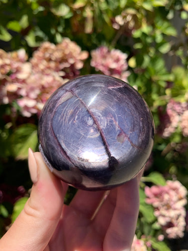 Gem Lepidolite Sphere