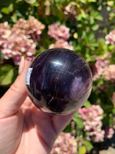 Gem Lepidolite Sphere