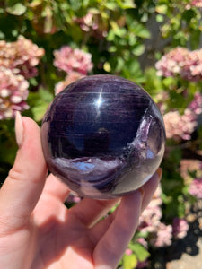 Gem Lepidolite Sphere