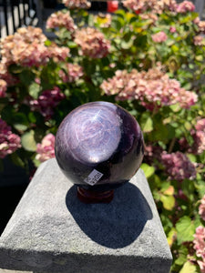 Gem Lepidolite Sphere